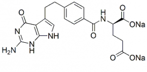 (2R)-2-[[[4-[2-(2-amino-4-oxo-4,7-dihydro-1H-pyrrolo[2,3-d]pyrimidin-5-yl)ethyl]phenyl]carbonyl]amino]penta nedioic Acid di Sodium Salt
